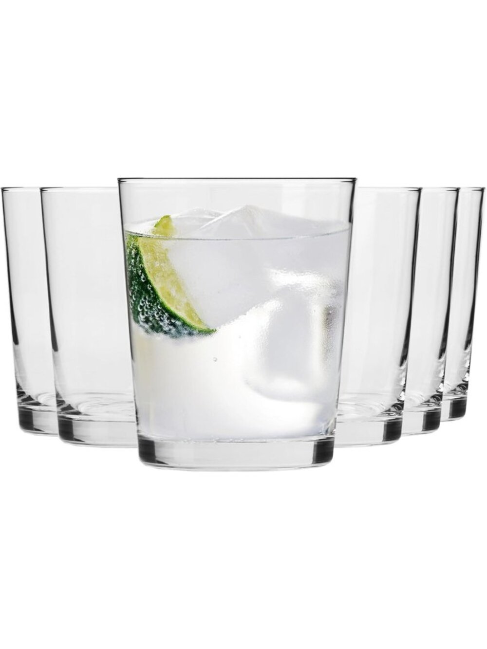 Elegant Water Glasses Set of 6 - 10.1 oz, Perfect for Home & Entertaining
